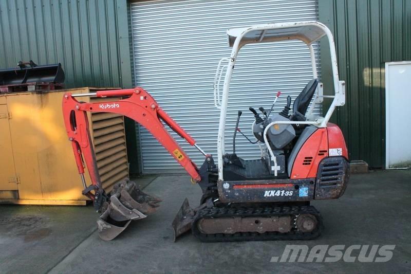 Kubota KX 41-3 S Mini ekskavatoriai < 7 t