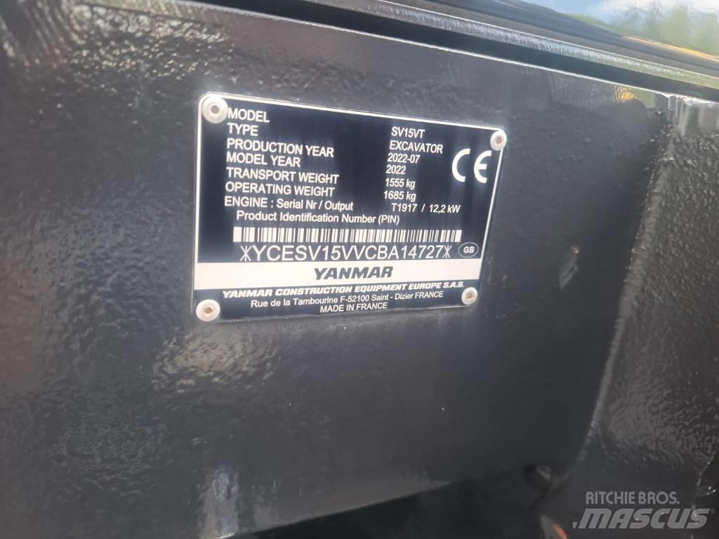 Yanmar SV 15 VT Mini ekskavatoriai < 7 t