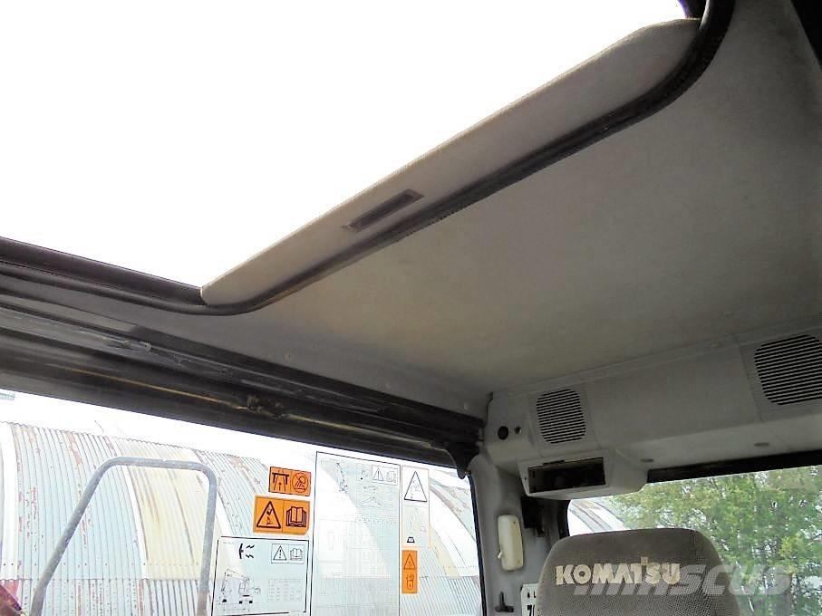 Komatsu PW 140-7 Ratiniai ekskavatoriai