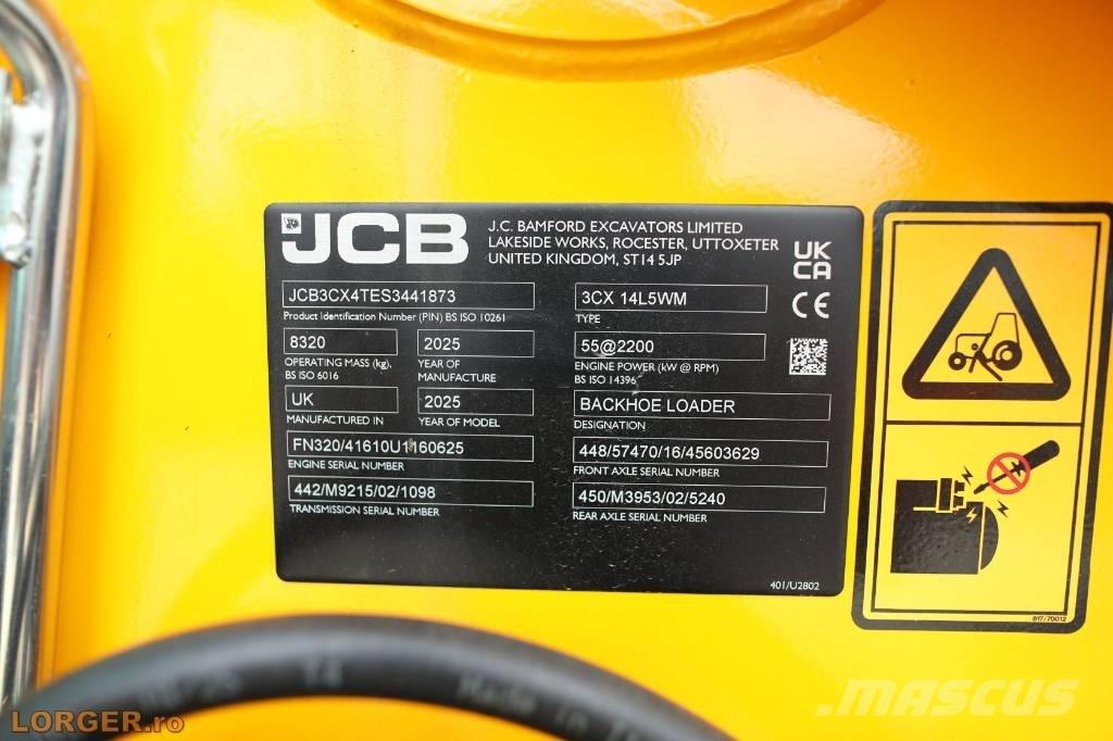 JCB 3 CX - NEW Ekskavatoriniai krautuvai