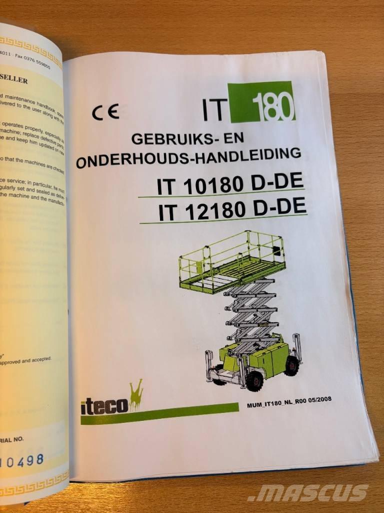 Iteco IT 12180 DE Žirkliniai keltuvai
