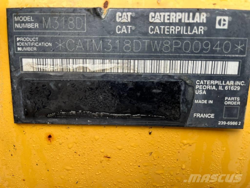 CAT M 318 D Ratiniai ekskavatoriai