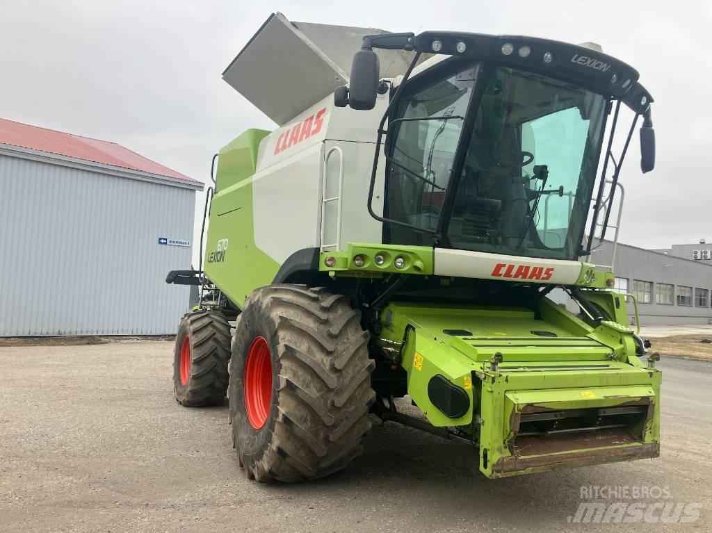 CLAAS Lexion 670 Derliaus nuėmimo kombainai