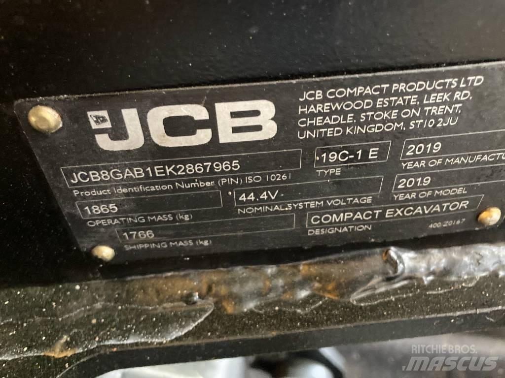 JCB 19 C-IE Mini ekskavatoriai < 7 t
