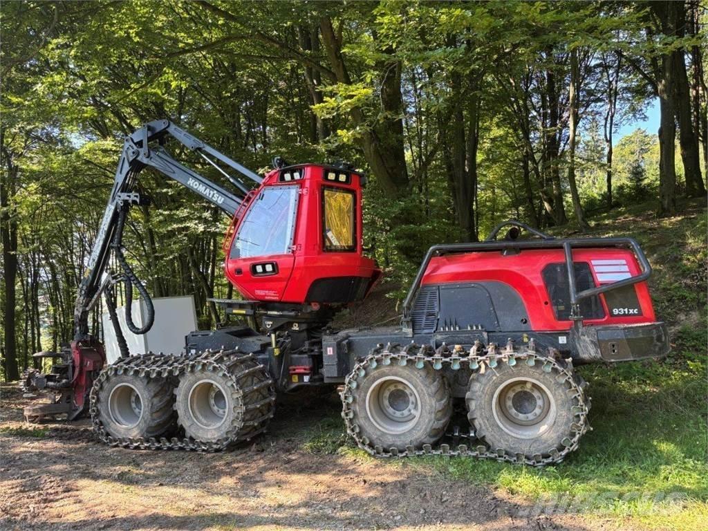 Komatsu 931 XC Miško technika (Harvesteriai)