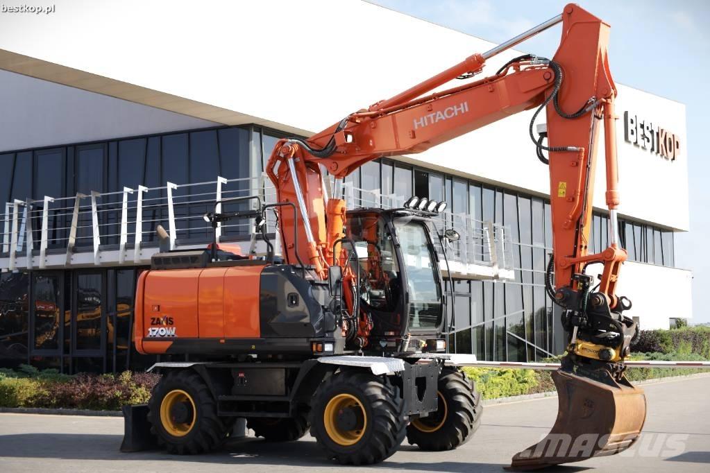 Hitachi ZX 170 W-6 Ratiniai ekskavatoriai