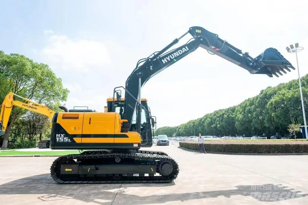 Hyundai HX 155 Vikšriniai ekskavatoriai