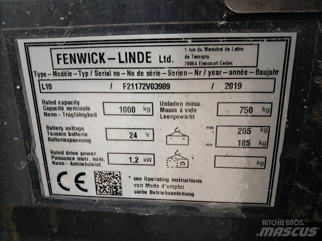 Linde L10 Rankiniai vėžimėliai
