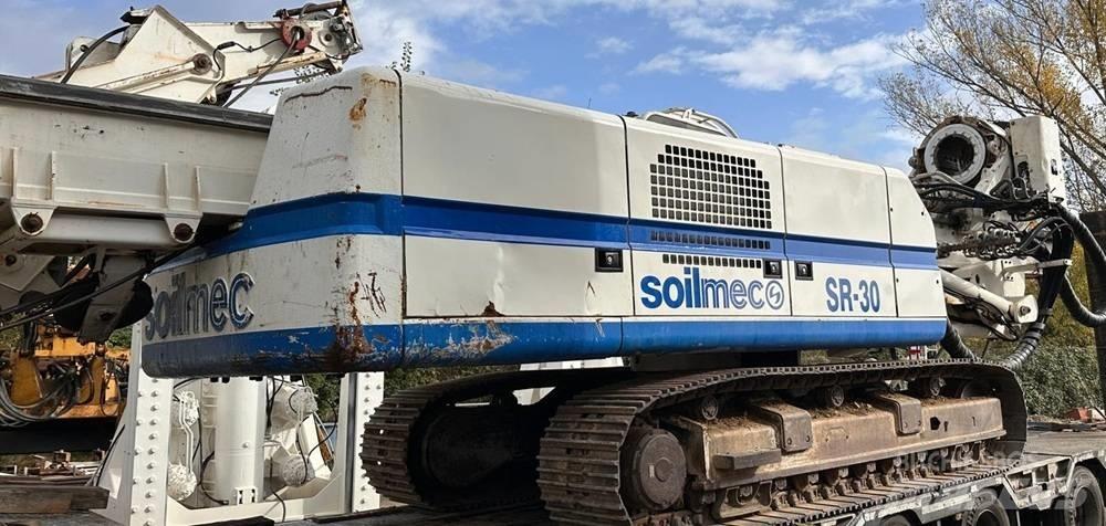 Soilmec SR30 Polių kalimo technika