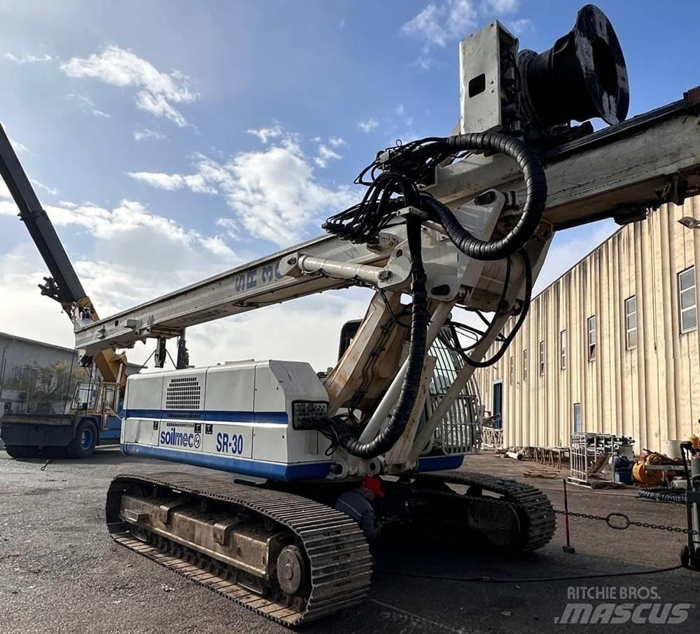Soilmec SR30 Polių kalimo technika