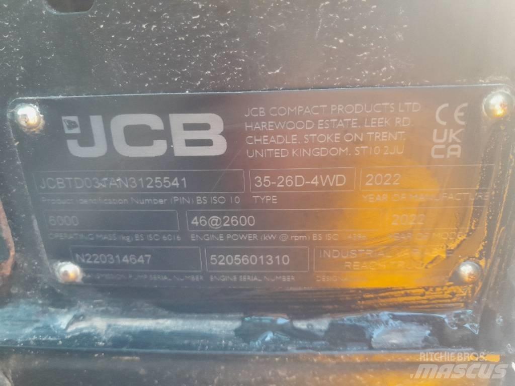 JCB 35-26D 4WD Dyzeliniai krautuvai