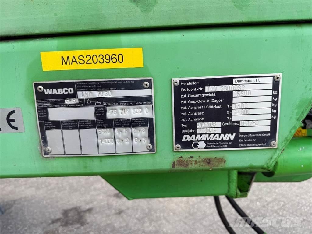 Dammann ANP 7030 Prikabinami purkštuvai