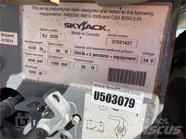 SkyJack SJ III 3226 Žirkliniai keltuvai