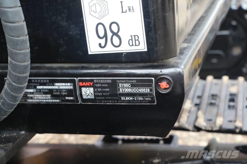 Sany 95c Vikšriniai ekskavatoriai