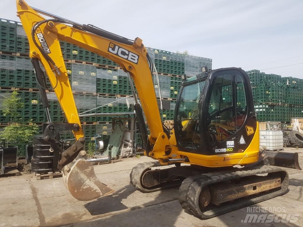 JCB 8085 ZTS Vidutinės galios ekskavatoriai 7-12 t
