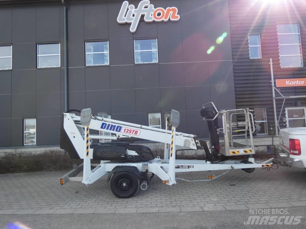 Dino 135 TB Skylift Ant priekabų montuojamos kėlimo platformos