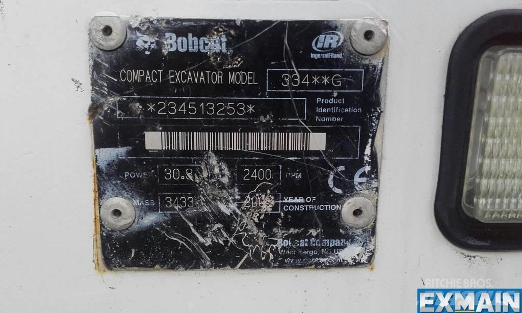 Bobcat 334 G Mini ekskavatoriai < 7 t