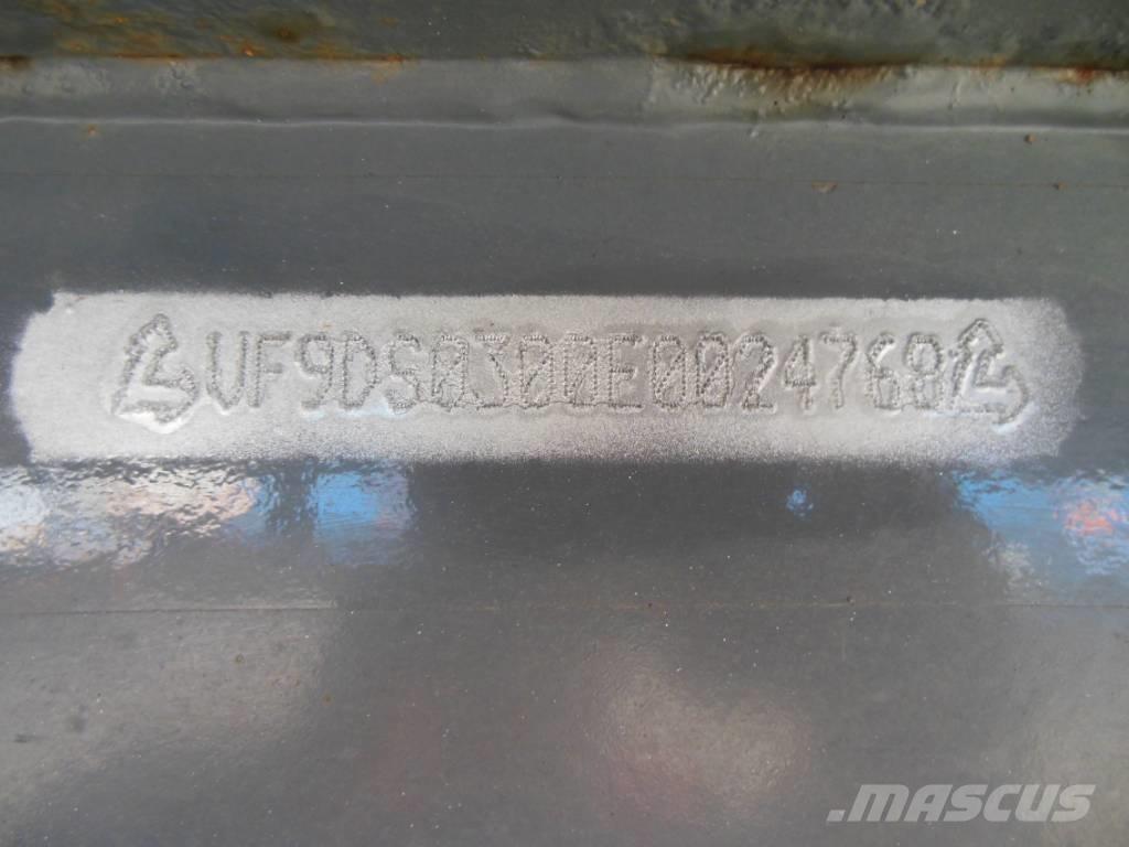 Legras SBS 2220, 95m3 Puspriekabės su grindimis