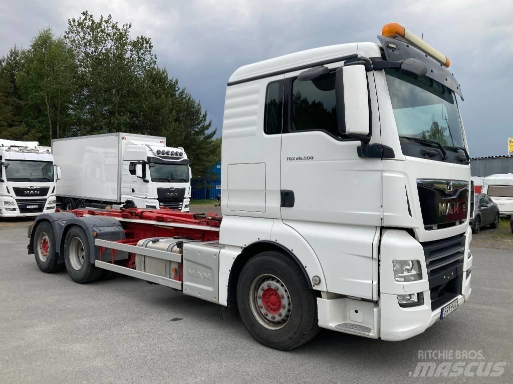 MAN TGX 26.500 6X2 Sunkvežimiai su keliamuoju kabliu