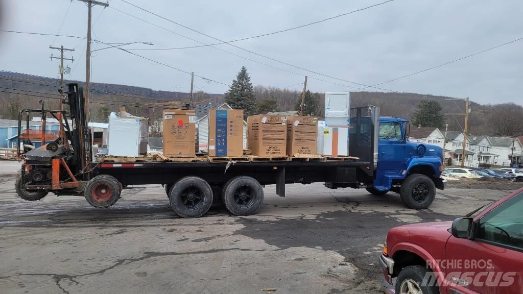 Ford F9000 Platformos/ Pakrovimas iš šono