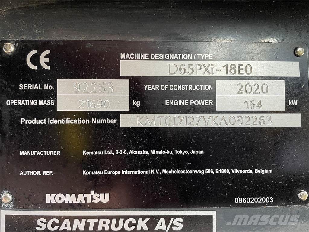 Komatsu D65PXI-18 Vikšriniai buldozeriai