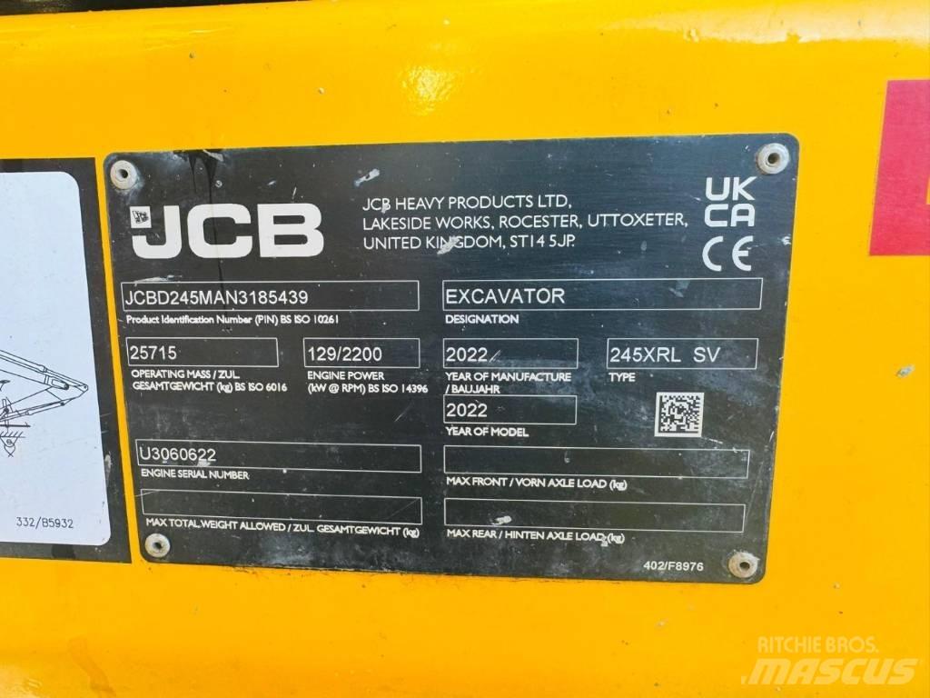 JCB 245 XR Vikšriniai ekskavatoriai