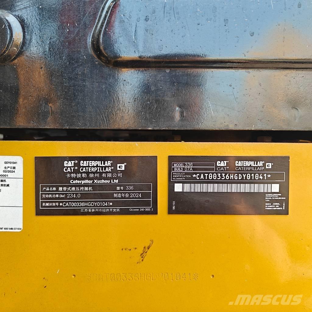 CAT 336GC Vikšriniai ekskavatoriai