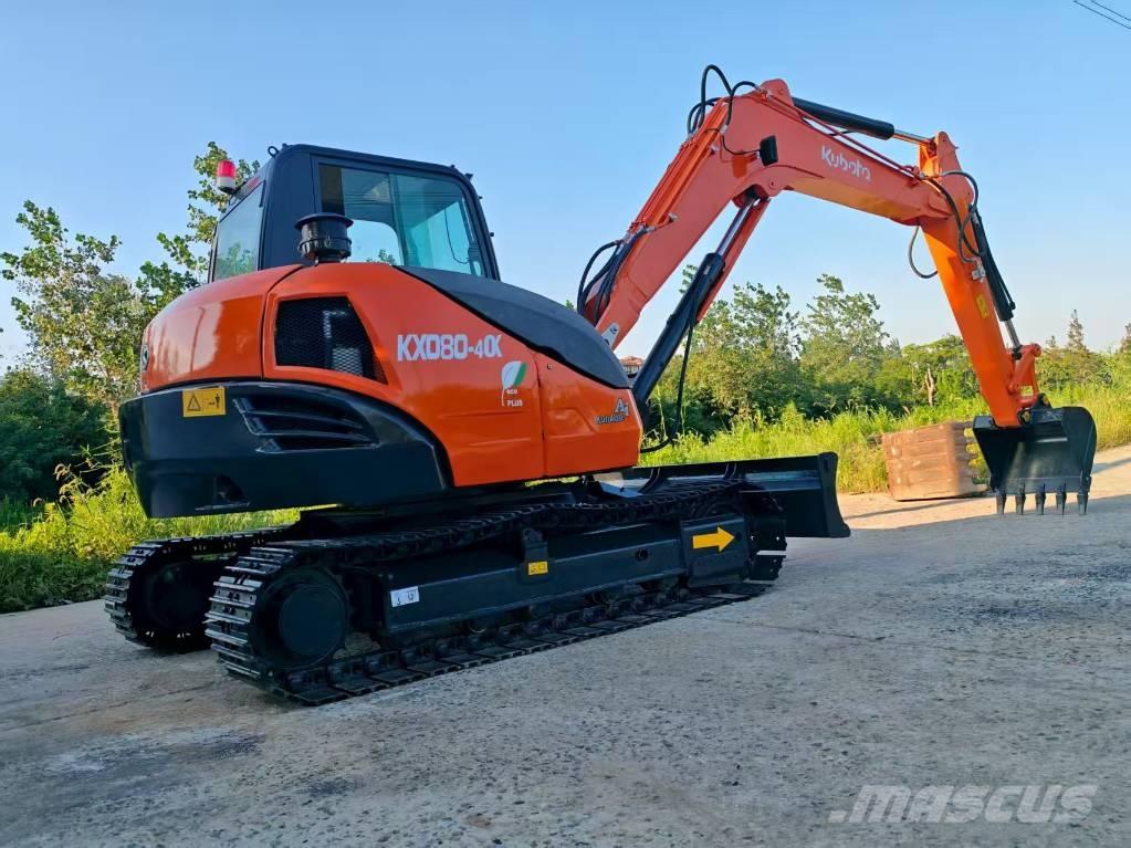 Kubota KX 080-4 Vikšriniai ekskavatoriai