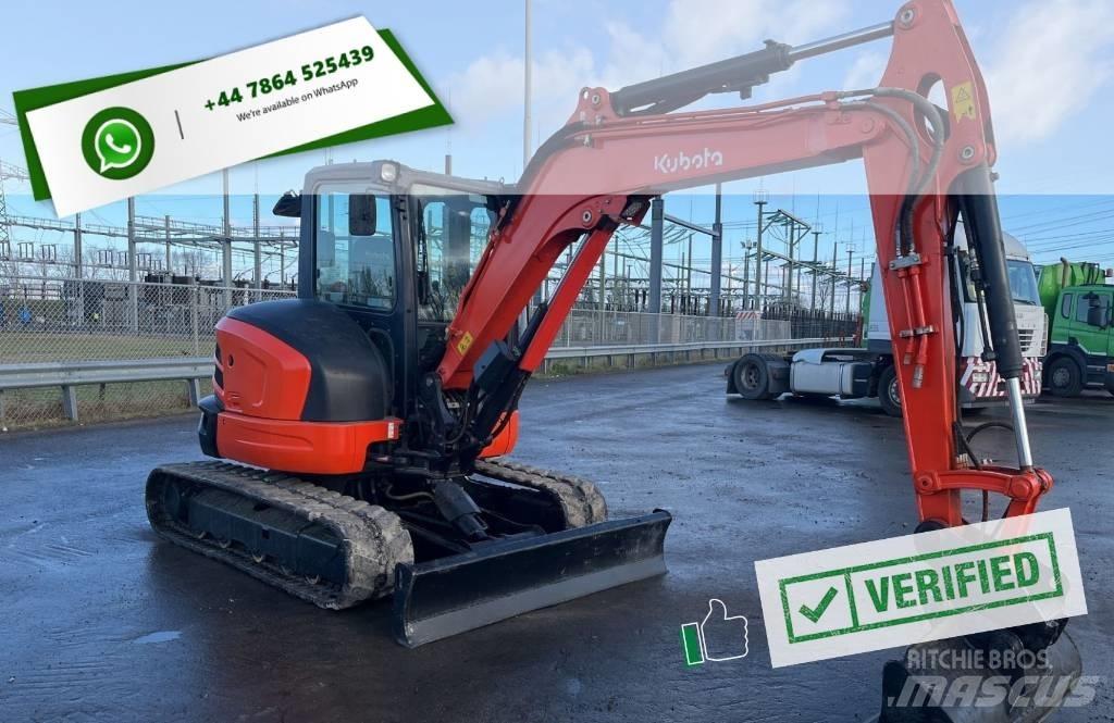 Kubota U 55-4 Mini ekskavatoriai < 7 t