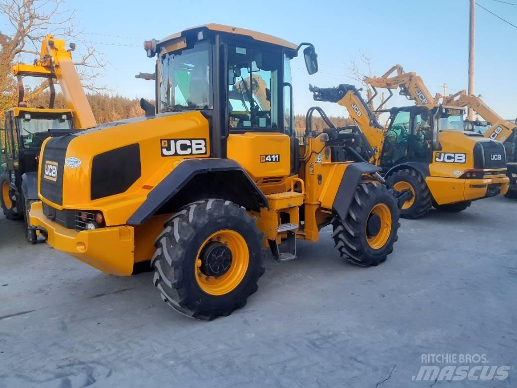 JCB 411 Naudoti ratiniai krautuvai