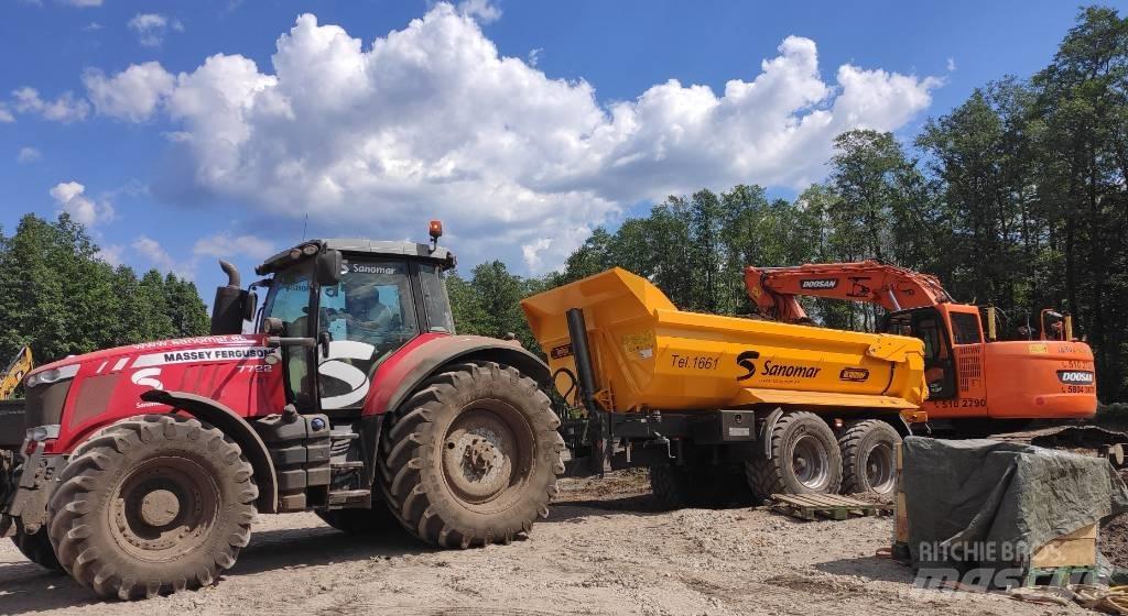 Stronga DL1000HP Savivartės priekabos