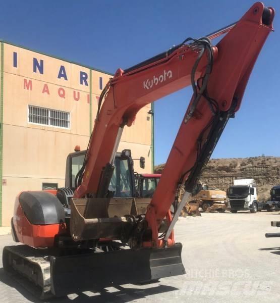 Kubota KX 080-4 Vidutinės galios ekskavatoriai 7-12 t