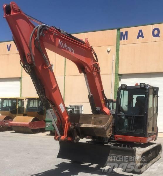 Kubota KX 080-4 Vidutinės galios ekskavatoriai 7-12 t