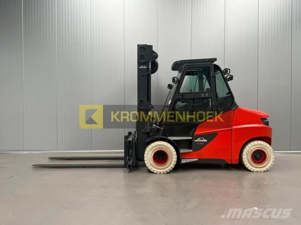 Linde E 80-900 Elektriniai šakiniai krautuvai