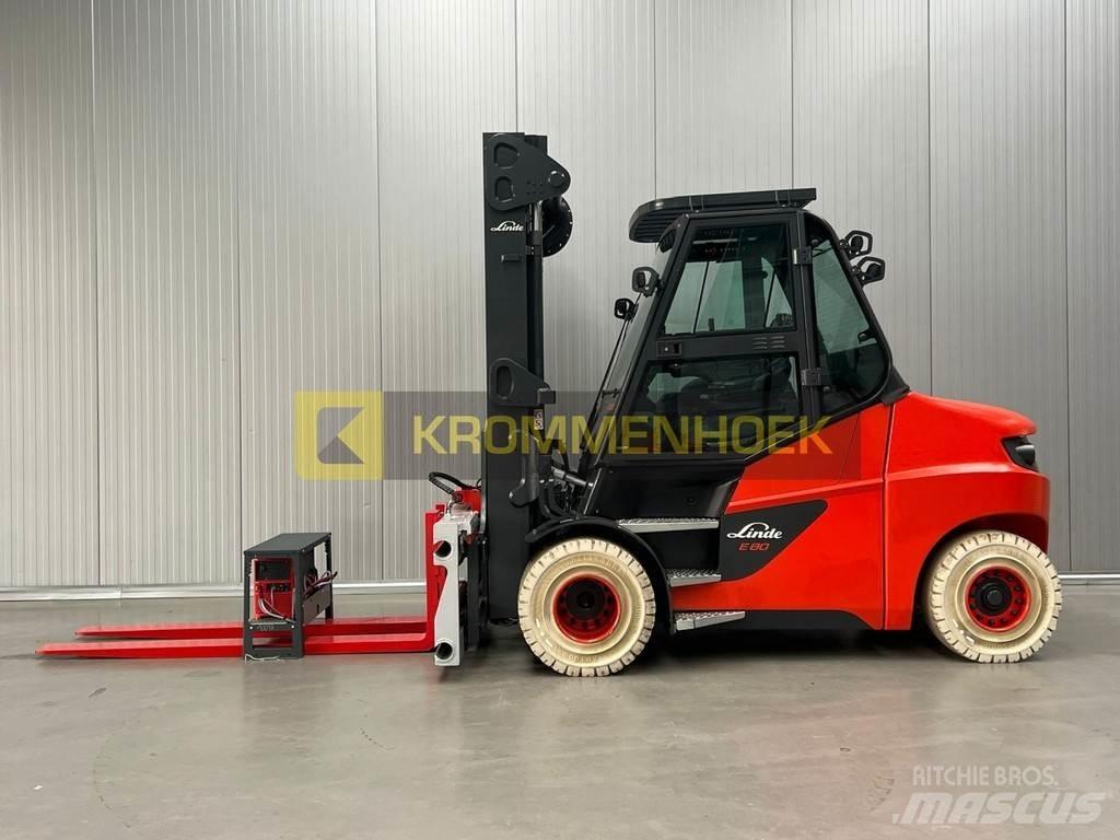 Linde E 80-900 Elektriniai šakiniai krautuvai