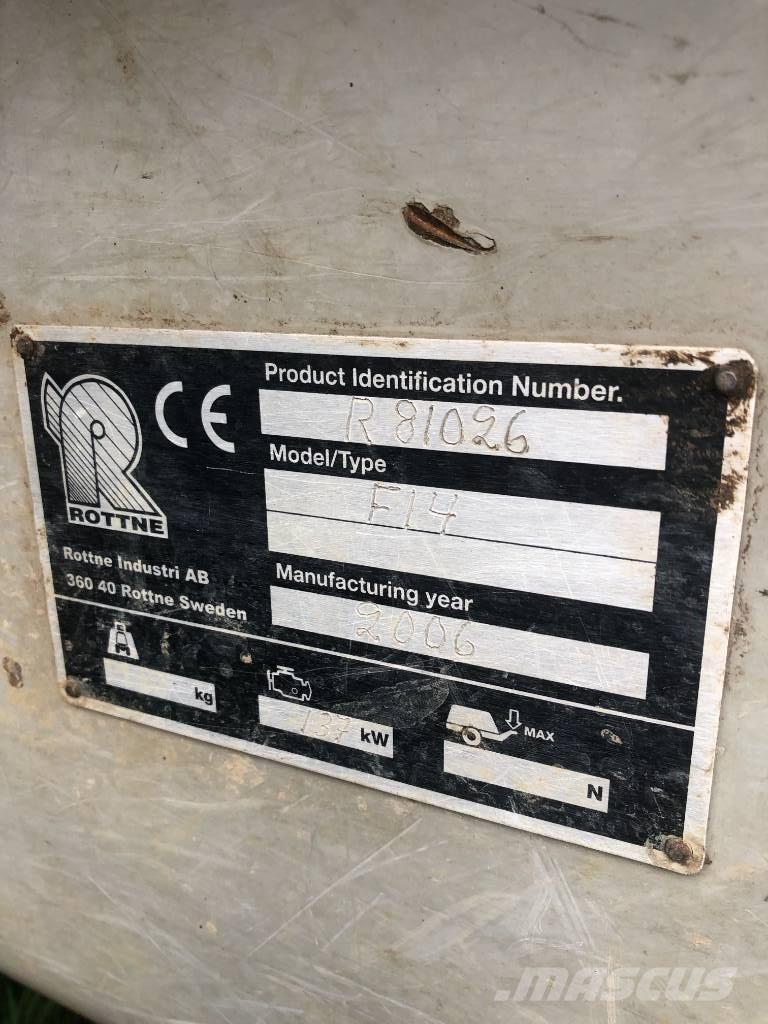 Rottne Solid F14 Naudoti miškovežiai (Forvarderiai)