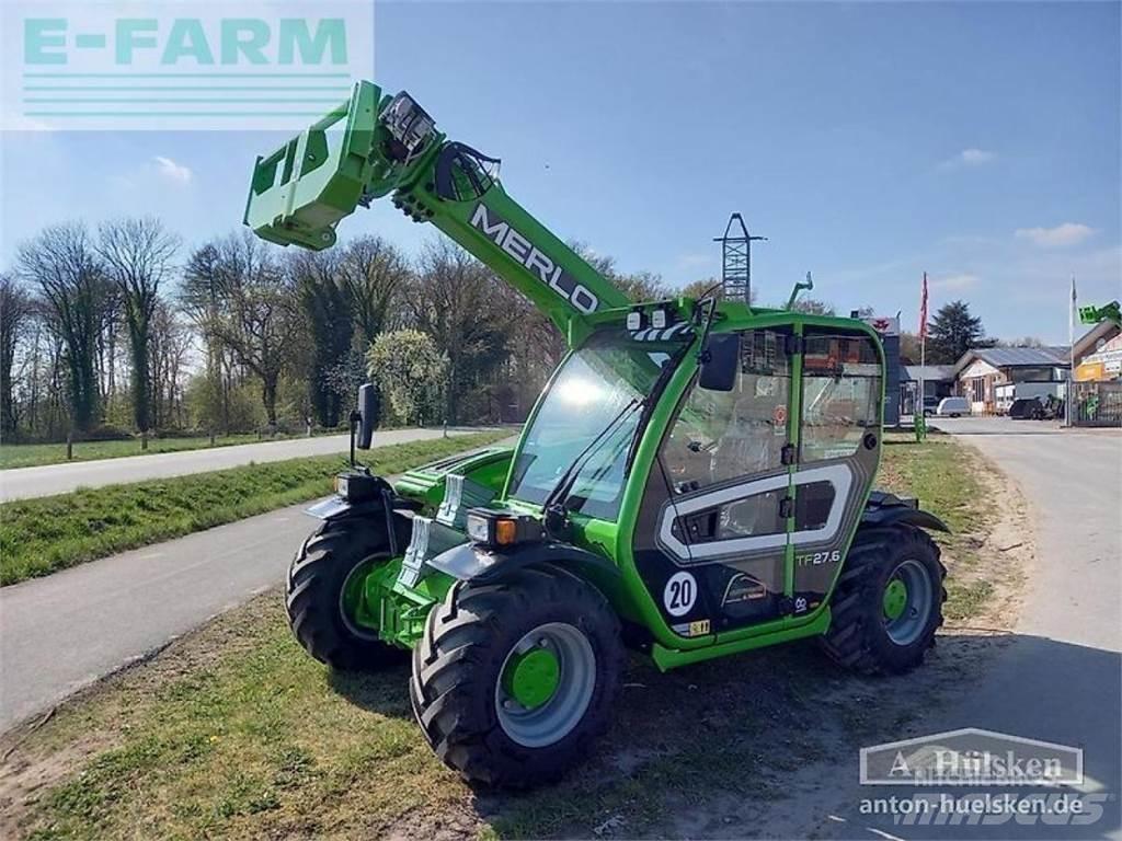 Merlo tf 27.6 Teleskopiniai krautuvai žemės ūkiui