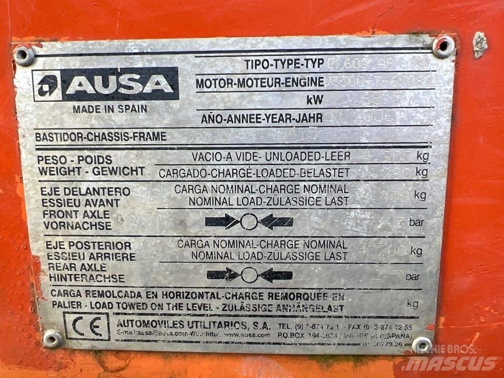 Ausa D600 AP Statybiniai savivarčiai sunkvežimiai