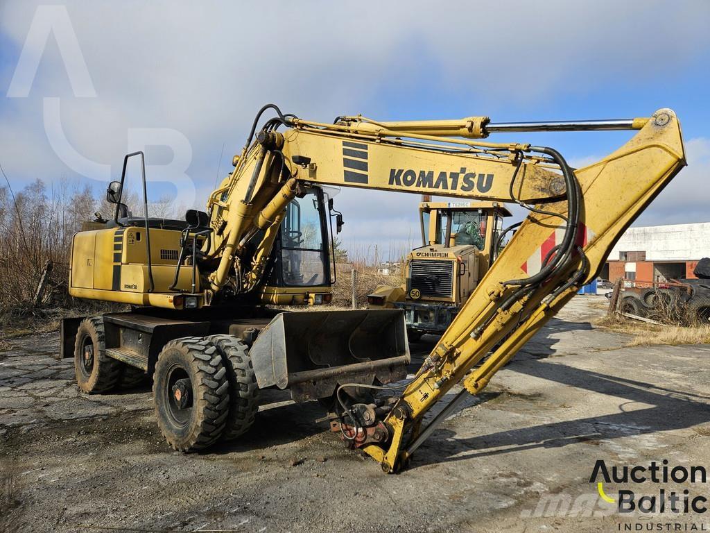 Komatsu PW130ES-6K Ratiniai ekskavatoriai