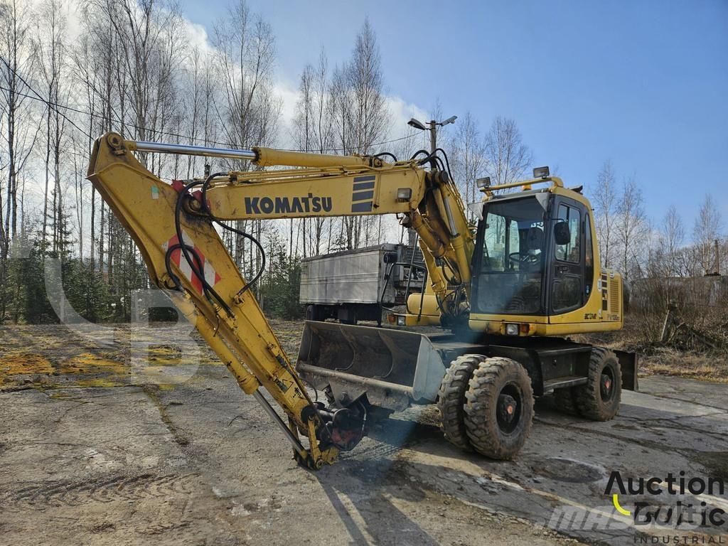 Komatsu PW130ES-6K Ratiniai ekskavatoriai