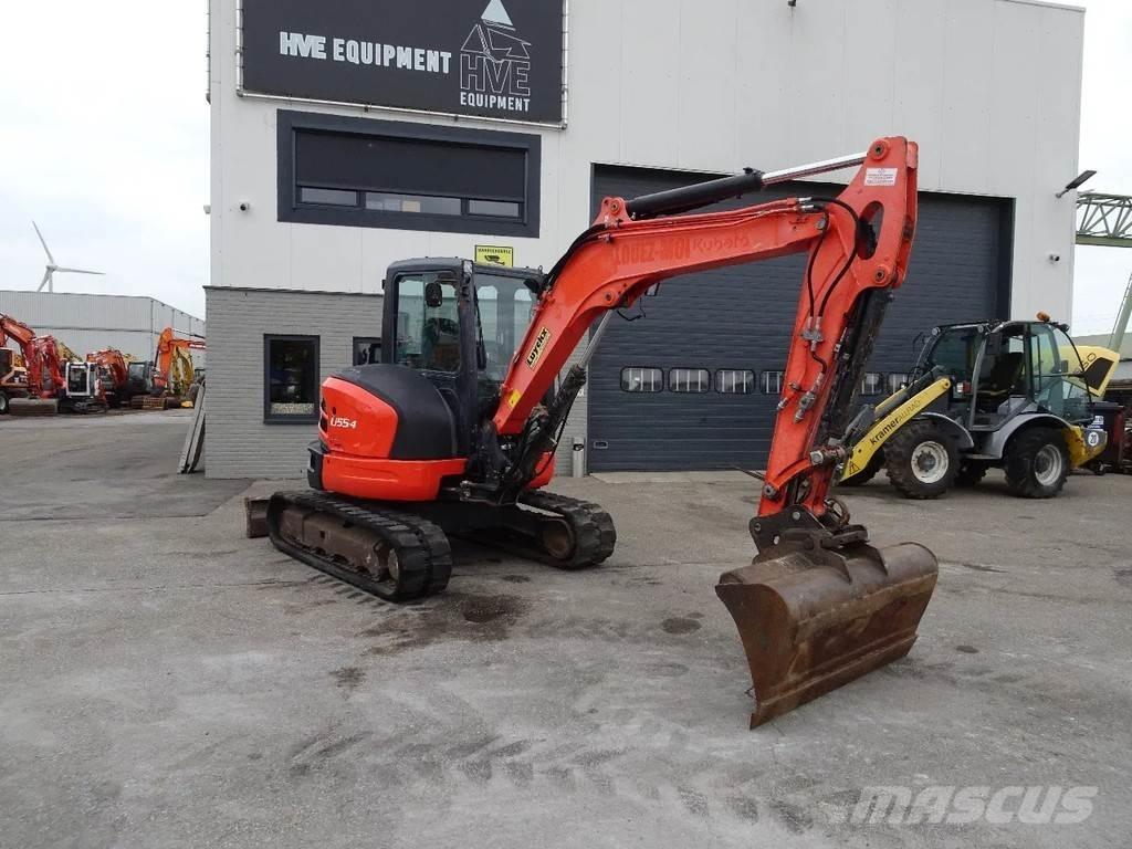Kubota U55-4 Mini ekskavatoriai < 7 t
