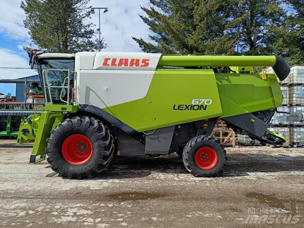 CLAAS Lexion 670 Derliaus nuėmimo kombainai