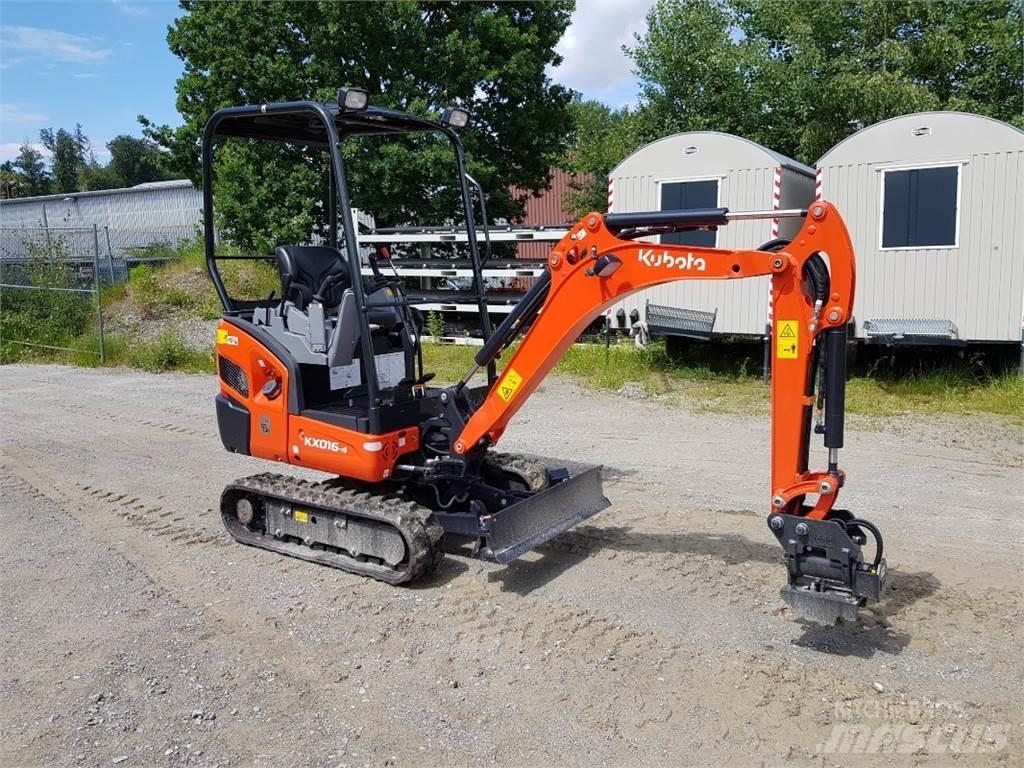 Kubota KX016-4 Mini ekskavatoriai < 7 t