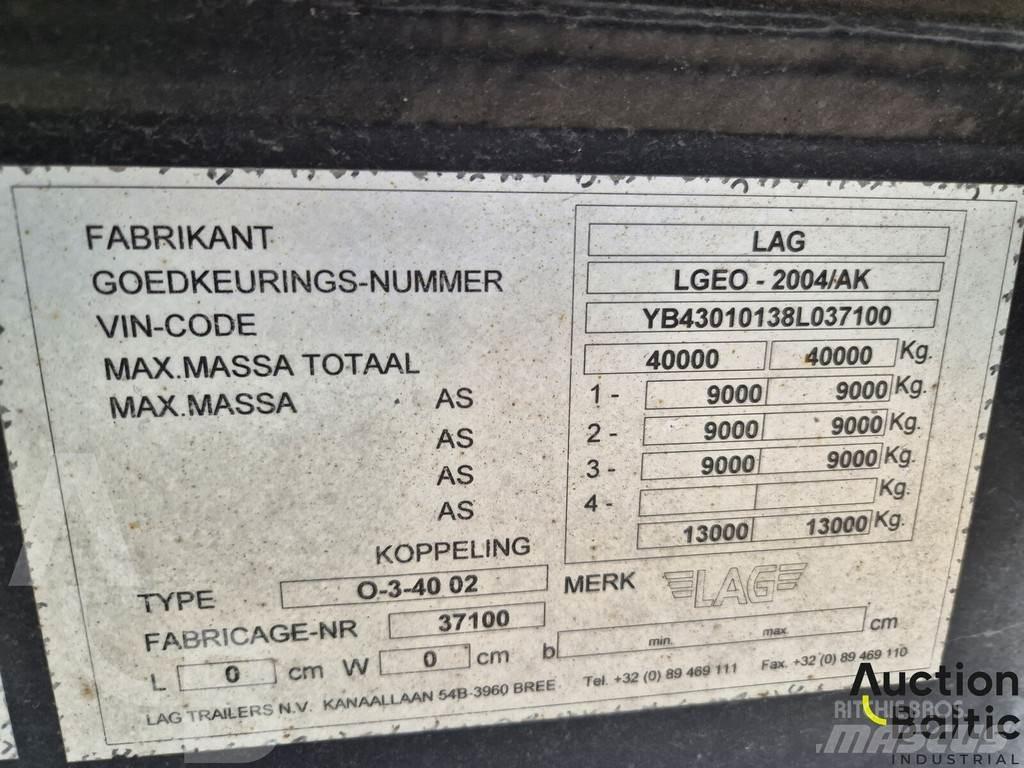 Wabco LAG Tentinės puspriekabės