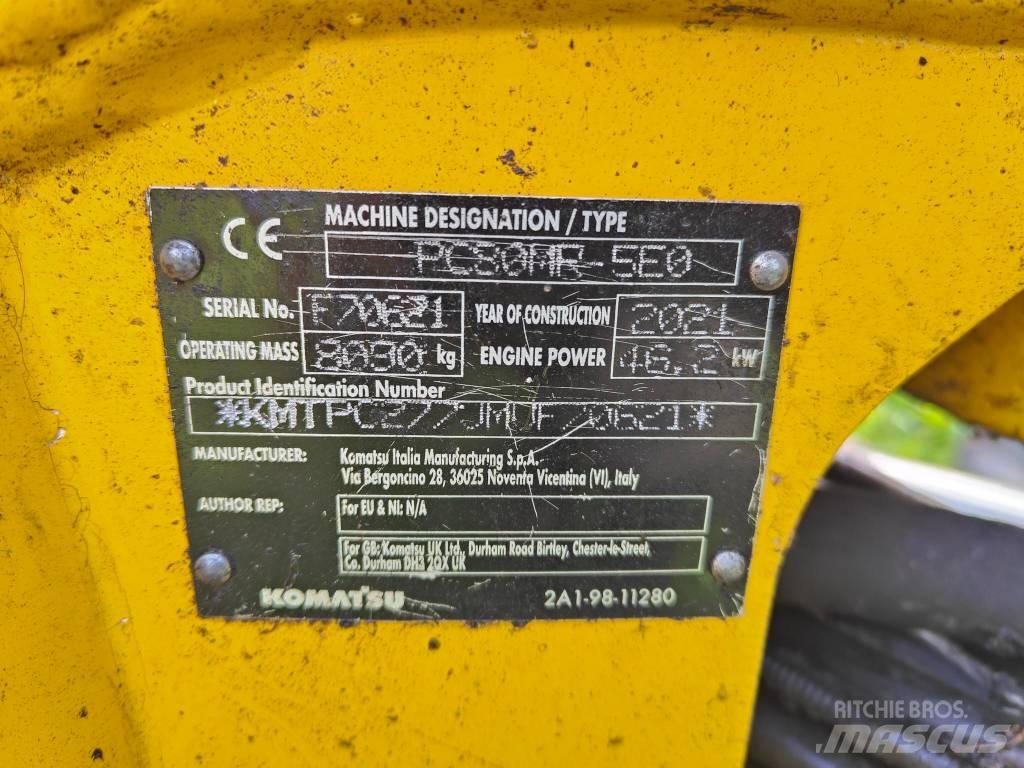 Komatsu PC 80 MR-5 Vidutinės galios ekskavatoriai 7-12 t
