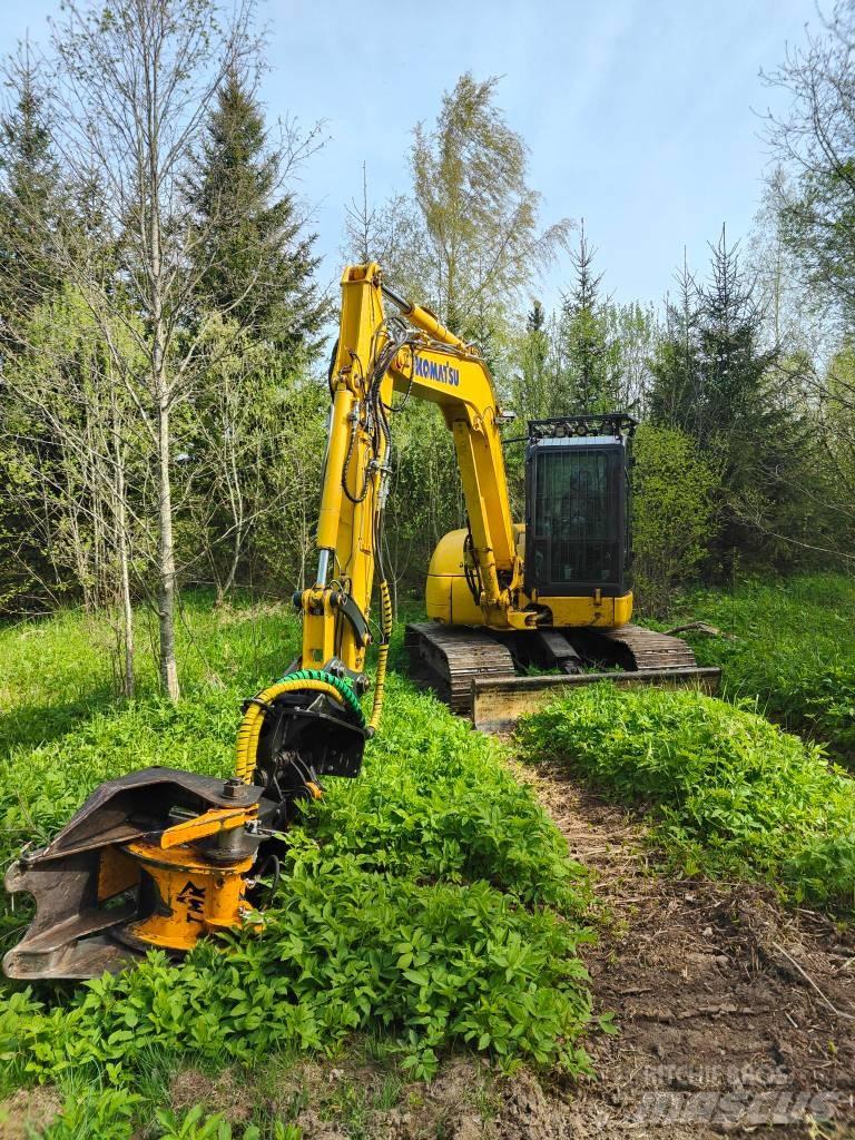 Komatsu PC 80 MR-5 Vidutinės galios ekskavatoriai 7-12 t