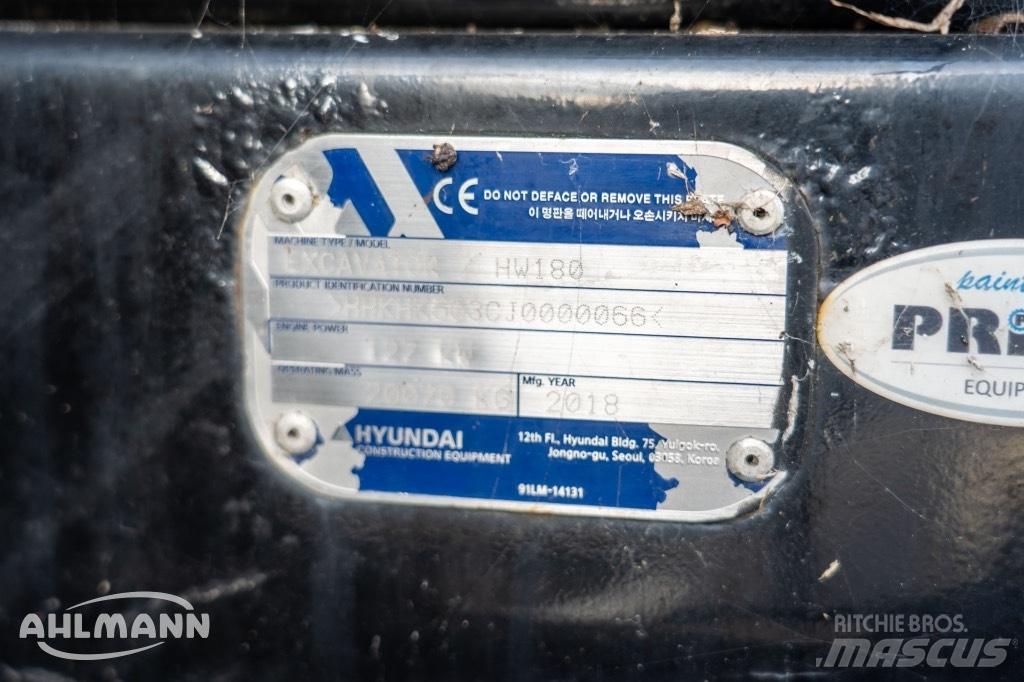 Hyundai HW 180 Ratiniai ekskavatoriai