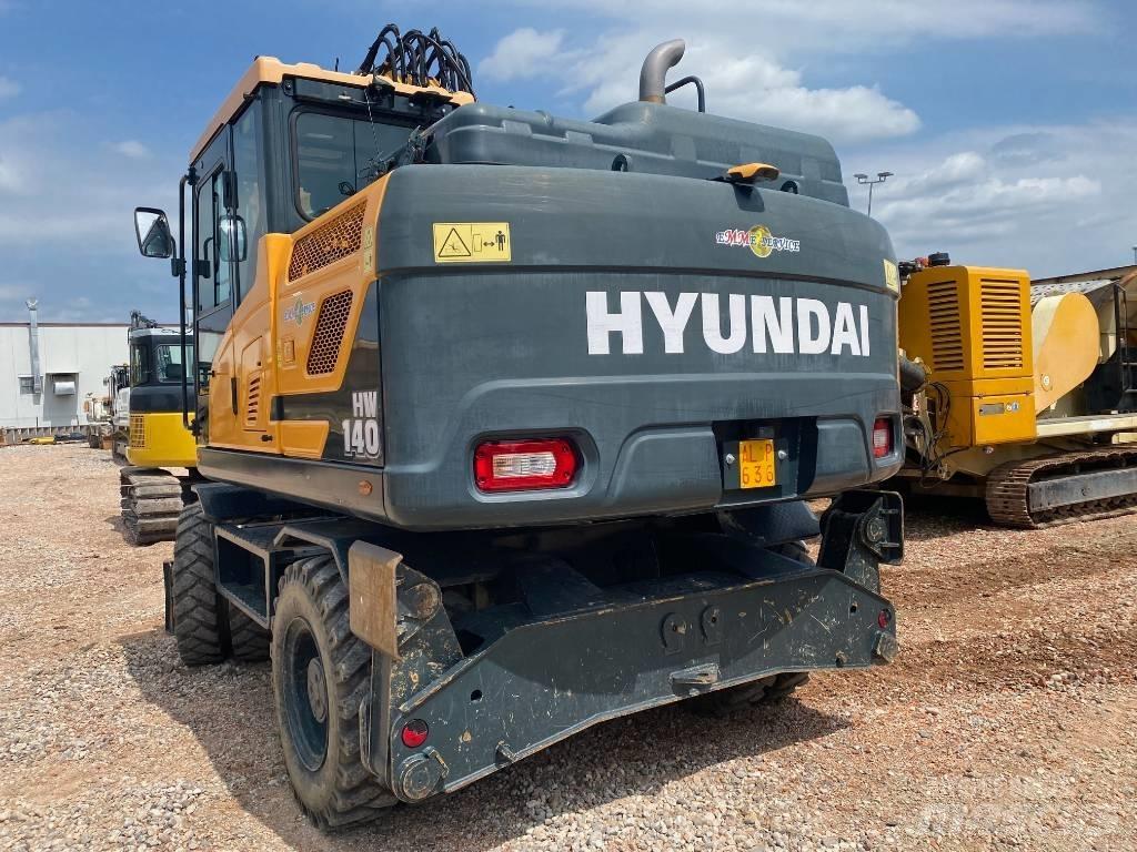 Hyundai HW140 Ratiniai ekskavatoriai