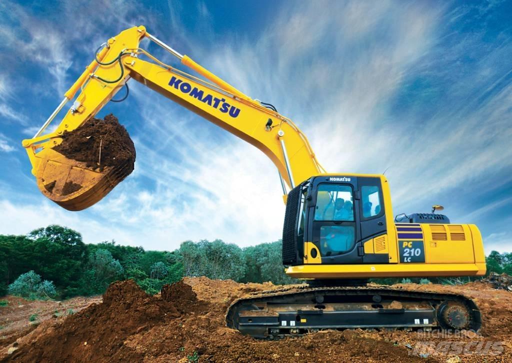 Komatsu PC 210 LC Vikšriniai ekskavatoriai