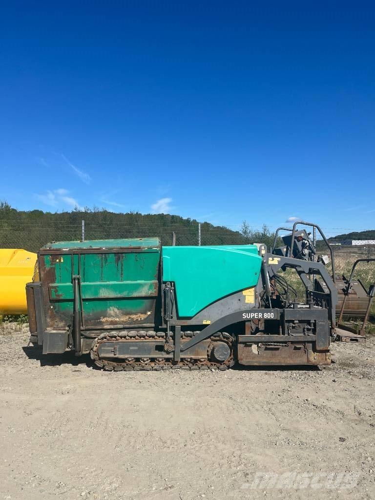 Vögele Super 800 Asfalto klotuvai